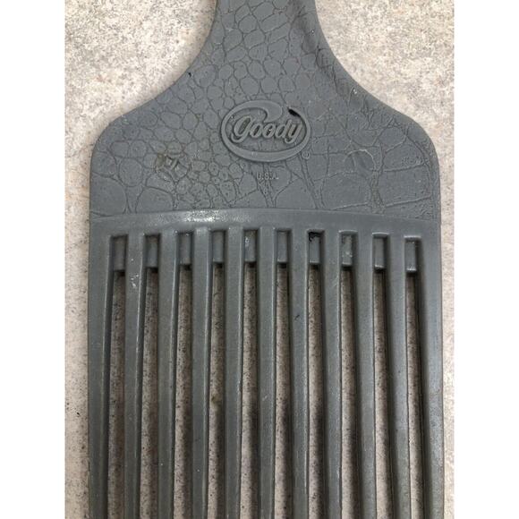 Goody Hair Lift Pick Plastic 5” Made in USA Vintage Vtg Gray Very Good Condition - Picture 6 of 6